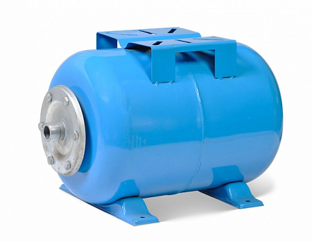 Гидроаккумулятор гориз.Vodotok БМ-100л  (EPDM, 7 бар, t 0 до +99 C, синий, фланец из оцинковки) — внешний вид оборудования Vodotok